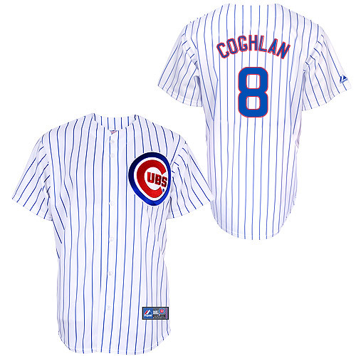 Chris Coghlan #8 Youth Baseball Jersey-Chicago Cubs Authentic Home White Cool Base MLB Jersey